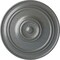 Ekena Millwork Classic Ceiling Medallion (For Canopies up to 5 1/2"), Hand-Painted Platinum, 21 7/8"OD x 2 3/8"P CM22CLPLS - alternate 1